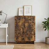 vidaXL Dressoir met lade Wit 66 x 34,5 x 90 cm Bewerkt hout
