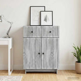 vidaXL Dressoir met lade Wit 66 x 34,5 x 90 cm Bewerkt hout
