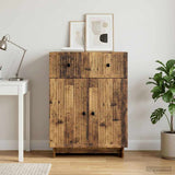 vidaXL Dressoir met lade Wit 66 x 34,5 x 90 cm Bewerkt hout