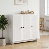 vidaXL Dressoir Wit 89 x 34,5 x 80 cm Bewerkt hout