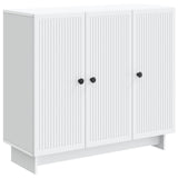 vidaXL Dressoir Wit 89 x 34,5 x 80 cm Bewerkt hout
