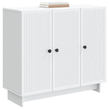 vidaXL Dressoir Wit 89 x 34,5 x 80 cm Bewerkt hout