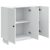 vidaXL Dressoir Wit 89 x 34,5 x 80 cm Bewerkt hout