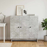 vidaXL Dressoir Wit 89 x 34,5 x 80 cm Bewerkt hout