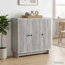 vidaXL Dressoir Wit 89 x 34,5 x 80 cm Bewerkt hout