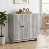 vidaXL Dressoir Wit 89 x 34,5 x 80 cm Bewerkt hout