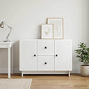 vidaXL Sideboard with Drawer White 89 x 34.5 x 60 cm Engineered Wood
