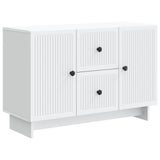 vidaXL Sideboard with Drawer White 89 x 34.5 x 60 cm Engineered Wood