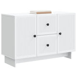 vidaXL Sideboard with Drawer White 89 x 34.5 x 60 cm Engineered Wood