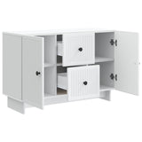 vidaXL Sideboard with Drawer White 89 x 34.5 x 60 cm Engineered Wood
