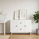 vidaXL Sideboard with Drawer White 89 x 34.5 x 60 cm Engineered Wood