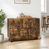 vidaXL Sideboard with Drawer White 89 x 34.5 x 60 cm Engineered Wood