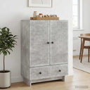vidaXL Dressoir Wit 66 x 34,5 x 95 cm Geconstrueerd hout