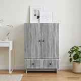 vidaXL Dressoir Wit 66 x 34,5 x 95 cm Geconstrueerd hout