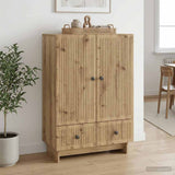 vidaXL Dressoir Wit 66 x 34,5 x 95 cm Geconstrueerd hout