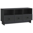 vidaXL TV Kast met lade Zwart 102 x 34,5 x 50 cm Bewerkt hout