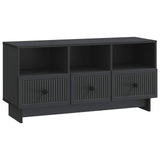 vidaXL TV Kast met lade Zwart 102 x 34,5 x 50 cm Bewerkt hout