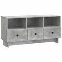 vidaXL TV Kast met lade Zwart 102 x 34,5 x 50 cm Bewerkt hout