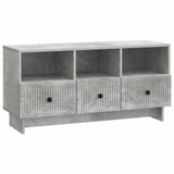 vidaXL TV Kast met lade Zwart 102 x 34,5 x 50 cm Bewerkt hout