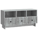 vidaXL TV Kast met lade Zwart 102 x 34,5 x 50 cm Bewerkt hout