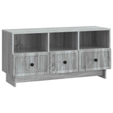 vidaXL TV Kast met lade Zwart 102 x 34,5 x 50 cm Bewerkt hout
