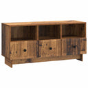 vidaXL TV Kast met lade Zwart 102 x 34,5 x 50 cm Bewerkt hout