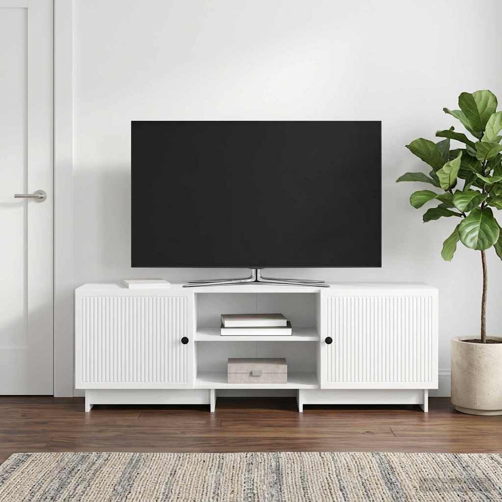 vidaXL TV Kast Wit 150 x 31 x 50 cm Geconstrueerd hout
