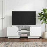 vidaXL TV Kast Wit 150 x 31 x 50 cm Geconstrueerd hout