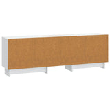 vidaXL TV Kast Wit 150 x 31 x 50 cm Geconstrueerd hout