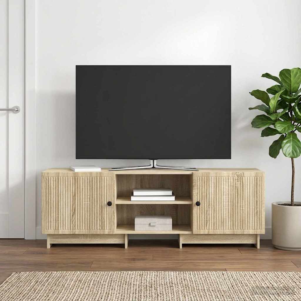 vidaXL TV Kast Wit 150 x 31 x 50 cm Geconstrueerd hout