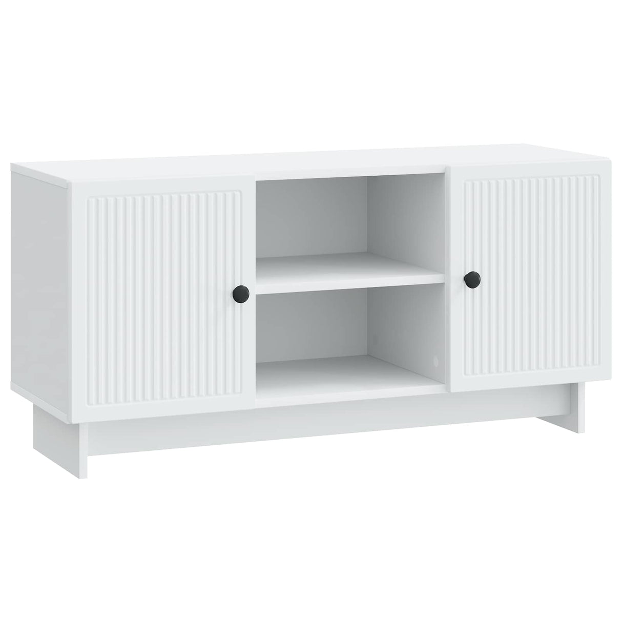 vidaXL TV Kast 102 x 34,5 x 50 cm Wit Bewerkt hout