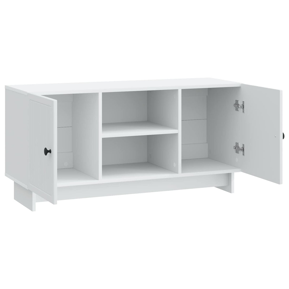 vidaXL TV Kast 102 x 34,5 x 50 cm Wit Bewerkt hout