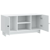 vidaXL TV Kast 102 x 34,5 x 50 cm Wit Bewerkt hout