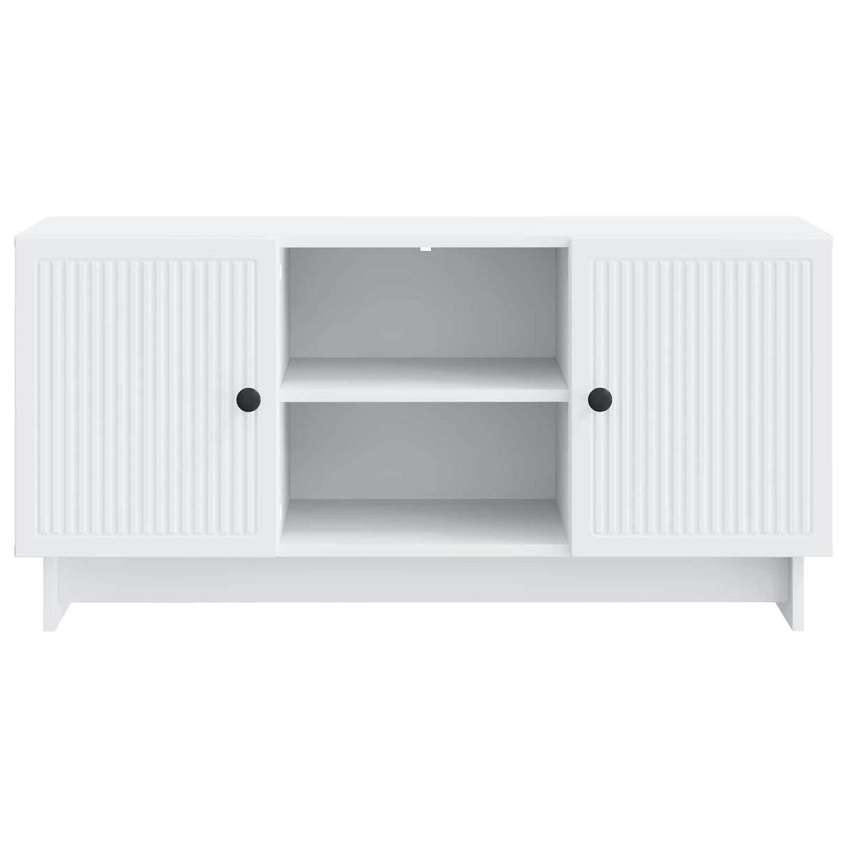 vidaXL TV Kast 102 x 34,5 x 50 cm Wit Bewerkt hout
