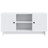 vidaXL TV Kast 102 x 34,5 x 50 cm Wit Bewerkt hout