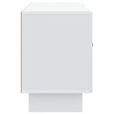 vidaXL TV Kast 102 x 34,5 x 50 cm Wit Bewerkt hout