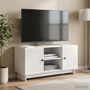 vidaXL TV Kast 102 x 34,5 x 50 cm Wit Bewerkt hout