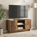 vidaXL TV Kast 102 x 34,5 x 50 cm Wit Bewerkt hout