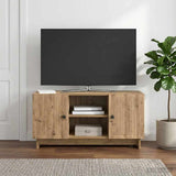 vidaXL TV Kast 102 x 34,5 x 50 cm Wit Bewerkt hout