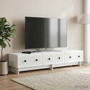 vidaXL TV Kast met lade Wit 147 x 34,5 x 30 cm Bewerkt hout