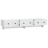 vidaXL TV Kast met lade Wit 147 x 34,5 x 30 cm Bewerkt hout