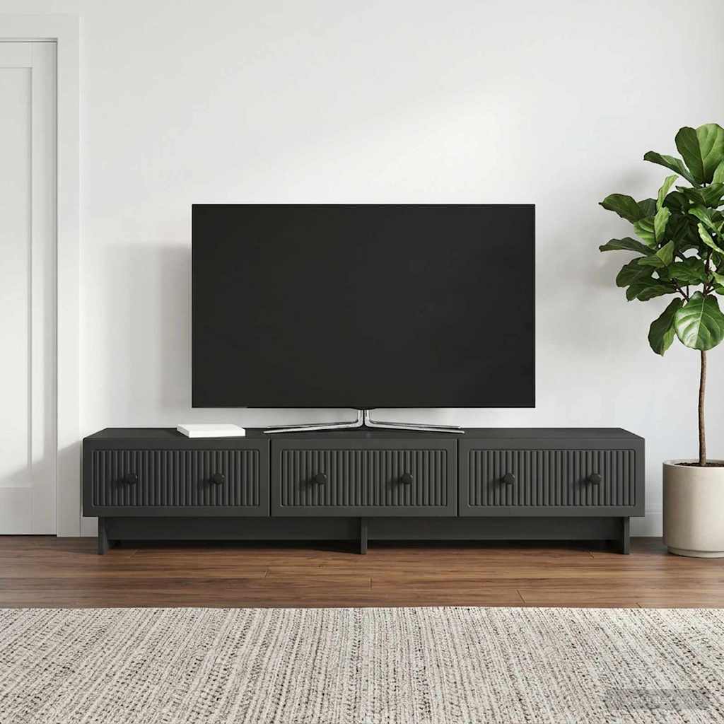 vidaXL TV Kast met lade Wit 147 x 34,5 x 30 cm Bewerkt hout