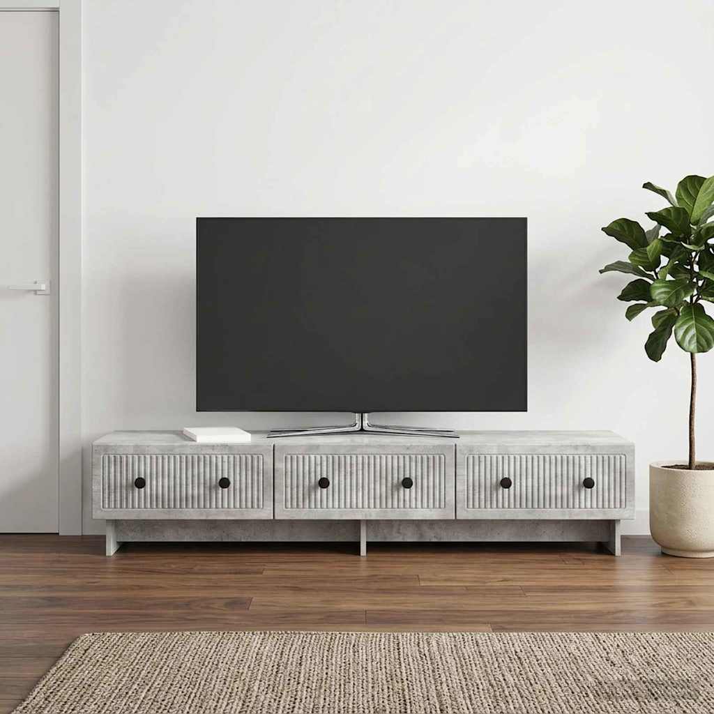 vidaXL TV Kast met lade Wit 147 x 34,5 x 30 cm Bewerkt hout
