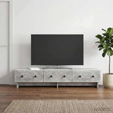 vidaXL TV Kast met lade Wit 147 x 34,5 x 30 cm Bewerkt hout