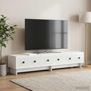 vidaXL TV Kast met lade Wit 147 x 34,5 x 30 cm Bewerkt hout