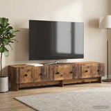 vidaXL TV Kast met lade Wit 147 x 34,5 x 30 cm Bewerkt hout