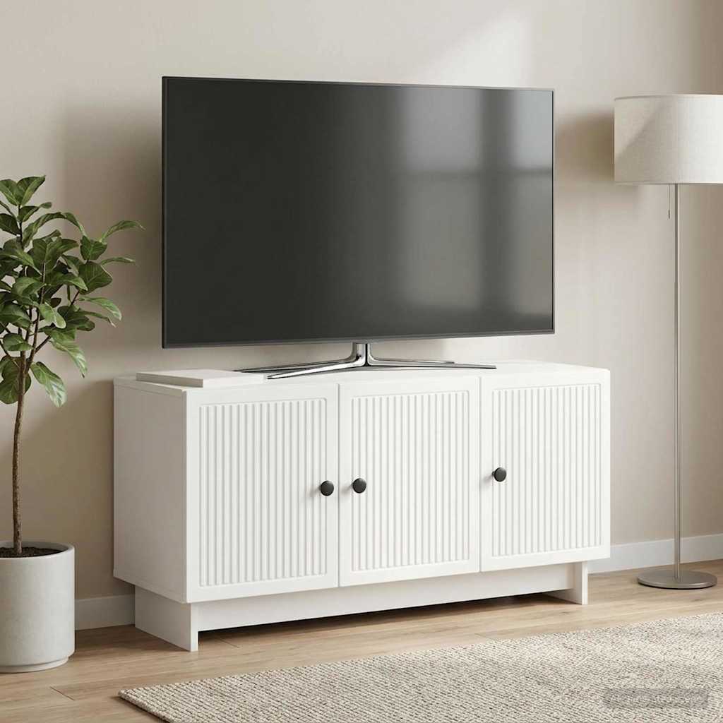 vidaXL TV Kast Wit 99 x 34,5 x 50 cm Bewerkt hout