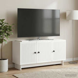 vidaXL TV Kast Wit 99 x 34,5 x 50 cm Bewerkt hout
