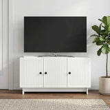 vidaXL TV Kast Wit 99 x 34,5 x 50 cm Bewerkt hout