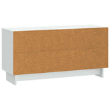 vidaXL TV Kast Wit 99 x 34,5 x 50 cm Bewerkt hout